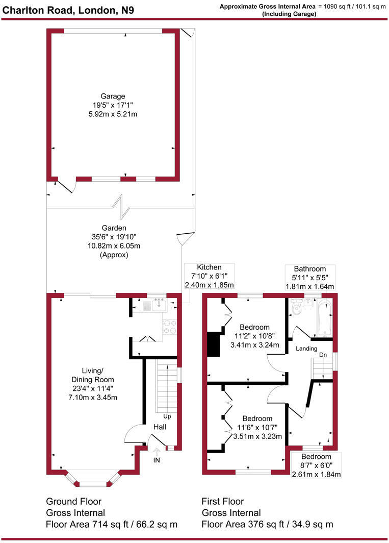 Charlton Road, Edmonton floorplan
