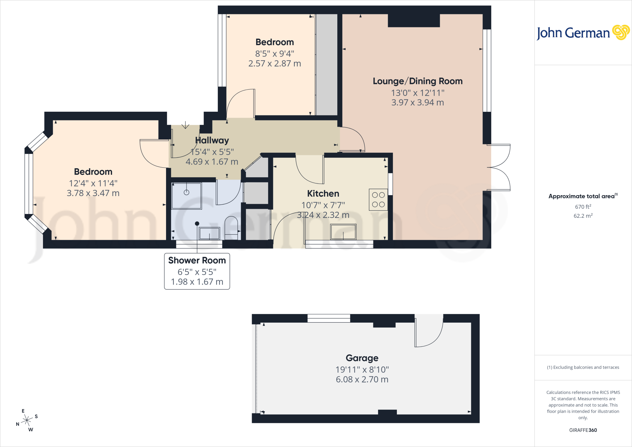 St. Austell Close, Stafford floorplan