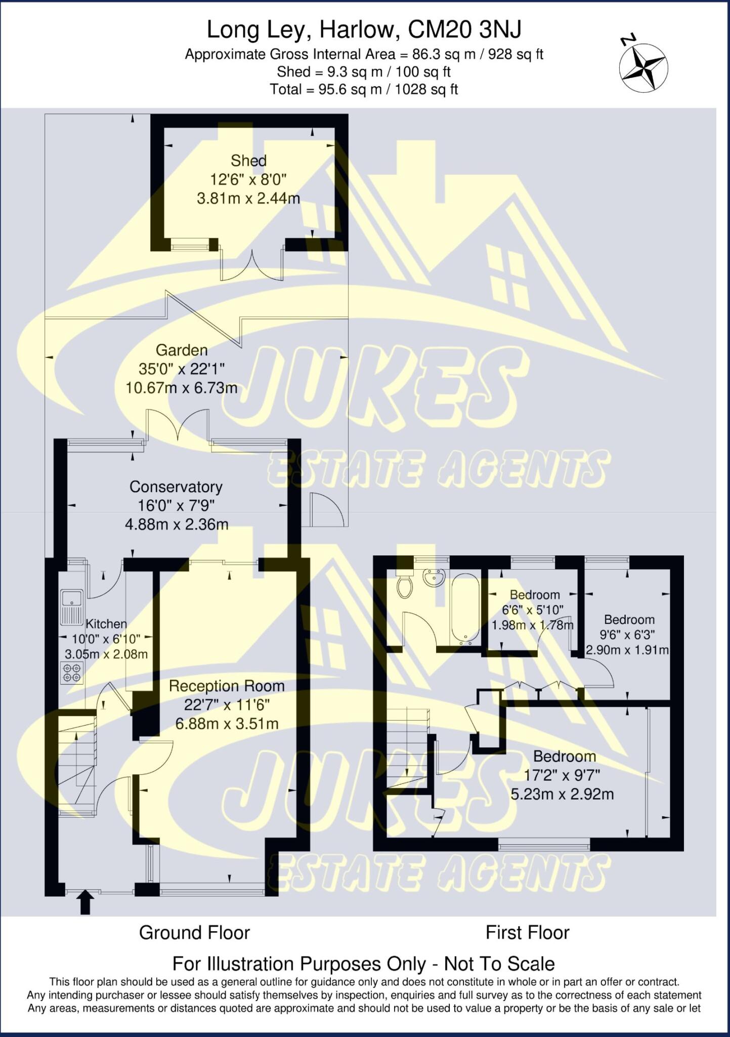 Long Ley, Harlow floorplan