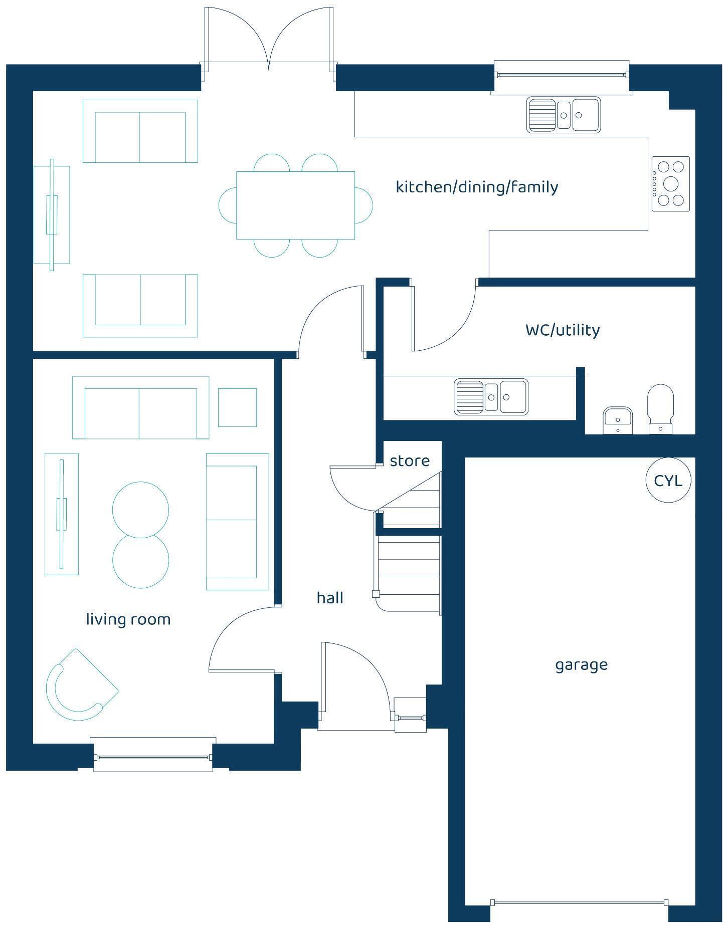 Burtonwood Road,
Warrington, 
WA5 3ZH floorplan