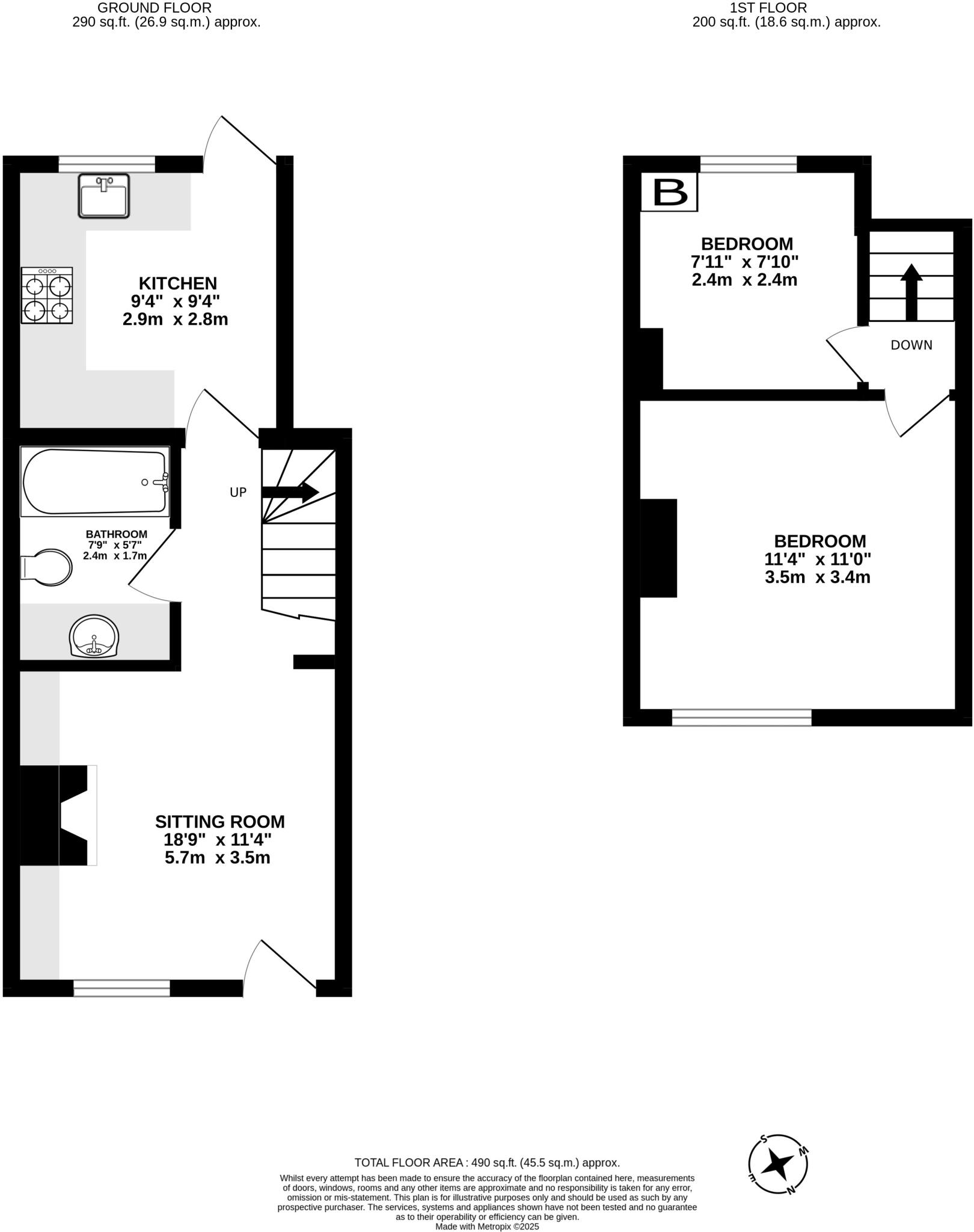 Station Road, Sawbridgeworth, Hertfordshire, CM21 floorplan