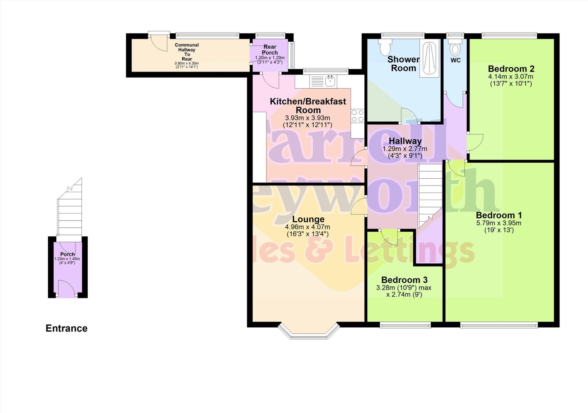 Marine Road East, Bare, Morecambe, Lancashire floorplan