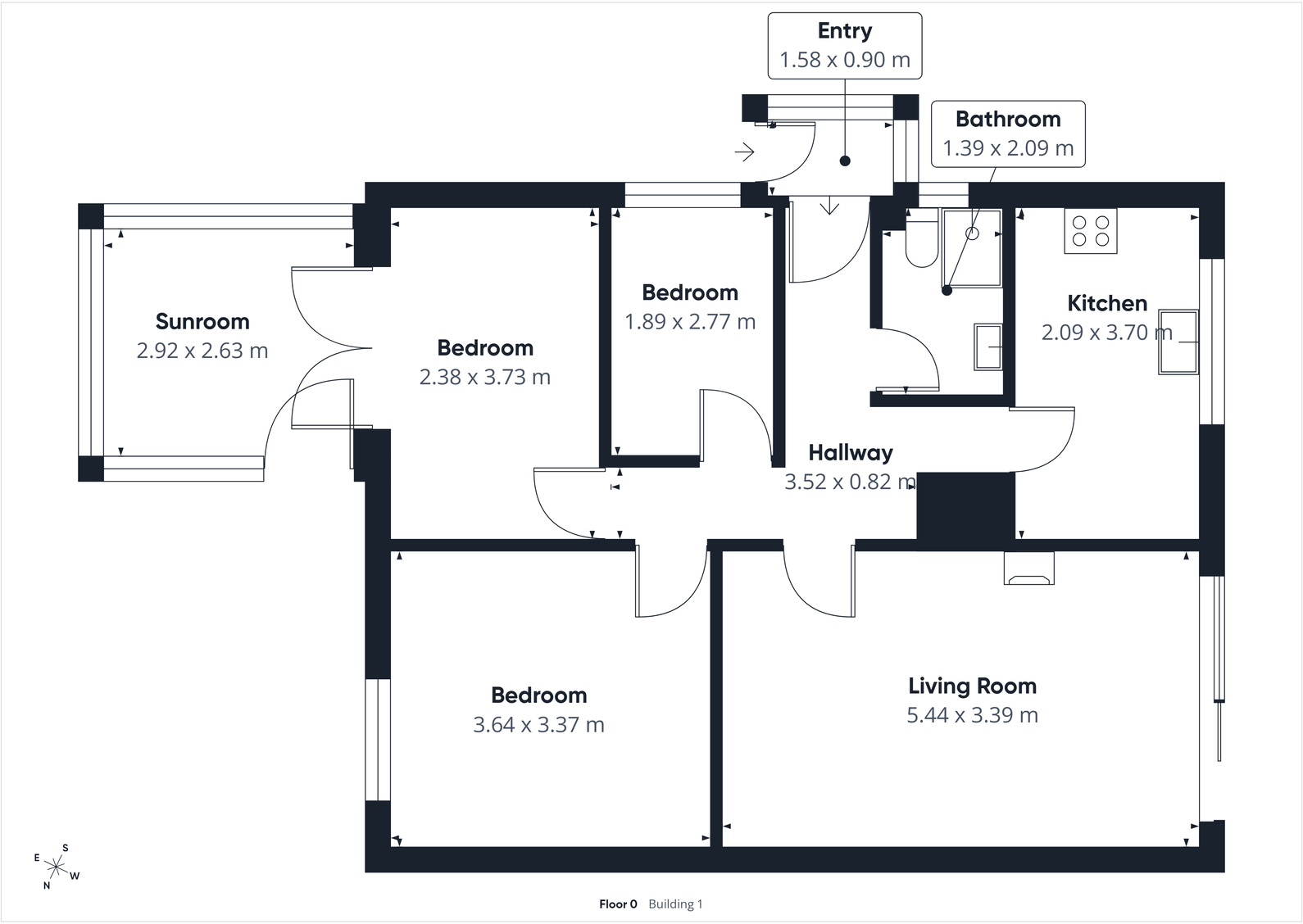 Hawthorn Drive, Sling, Coleford floorplan