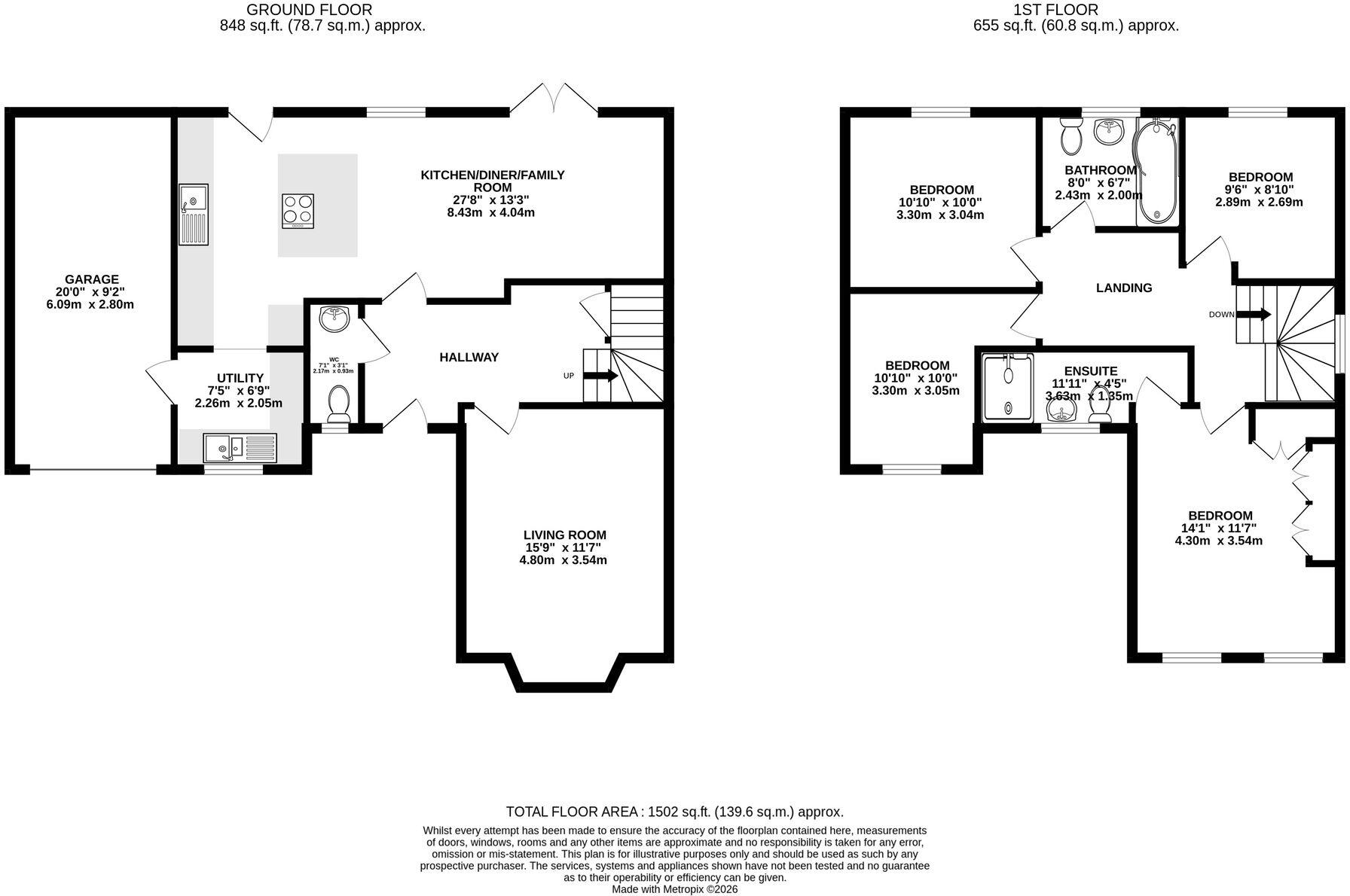 Laburnum Close, Rogerstone, NP10 floorplan