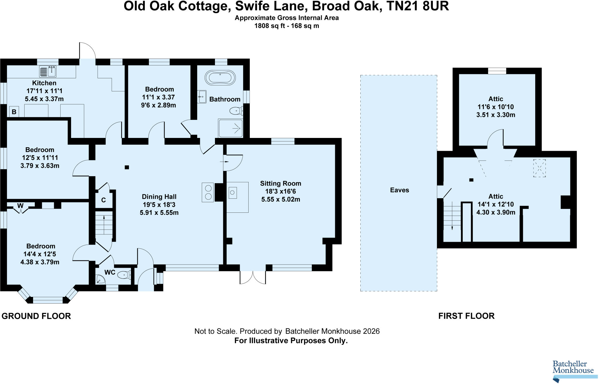 Swife Lane, Broad Oak floorplan