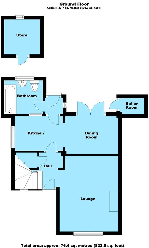 School Lane, Husbands Bosworth, LE17 floorplan