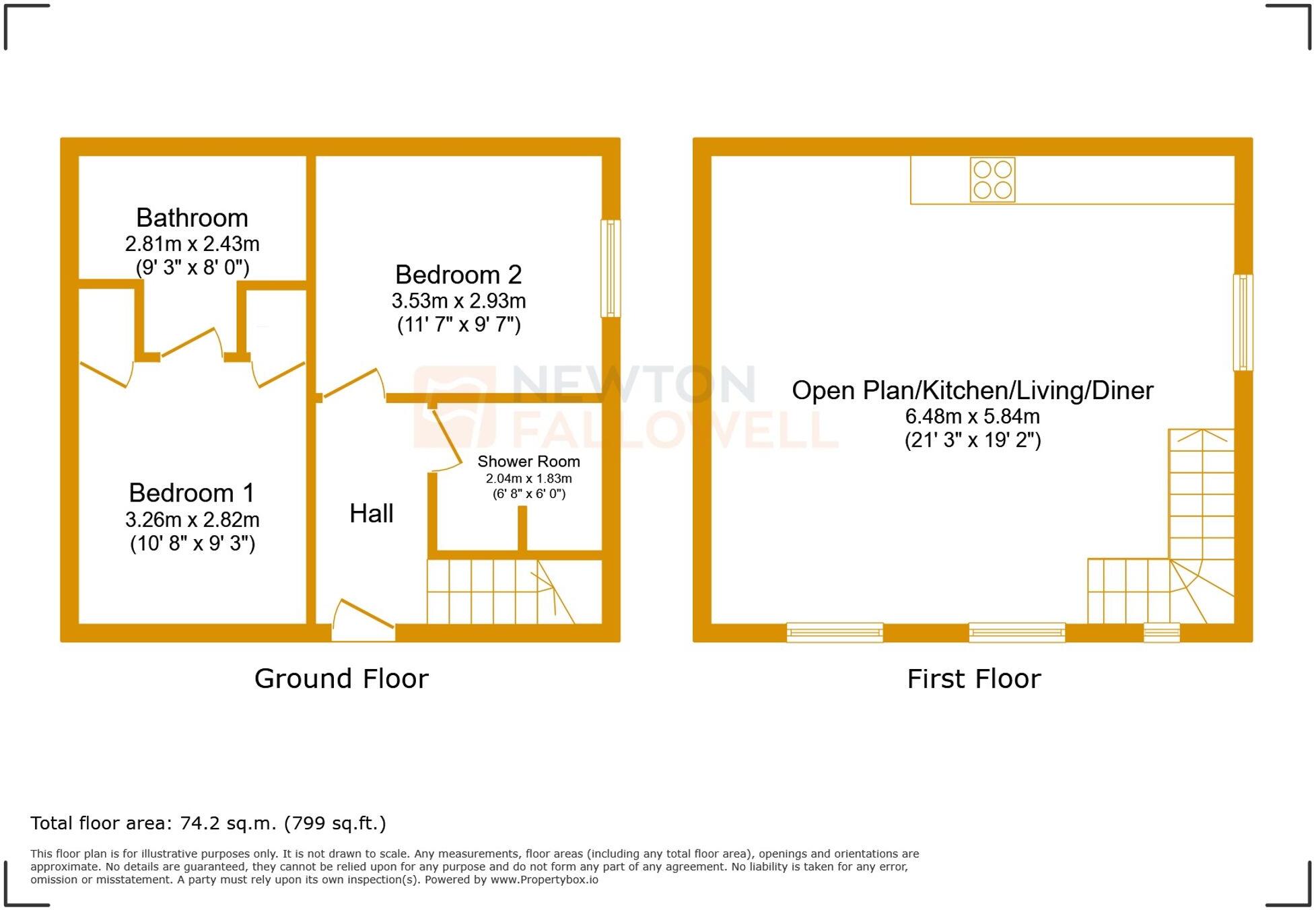 Nelson Street, Syston, LE7 floorplan