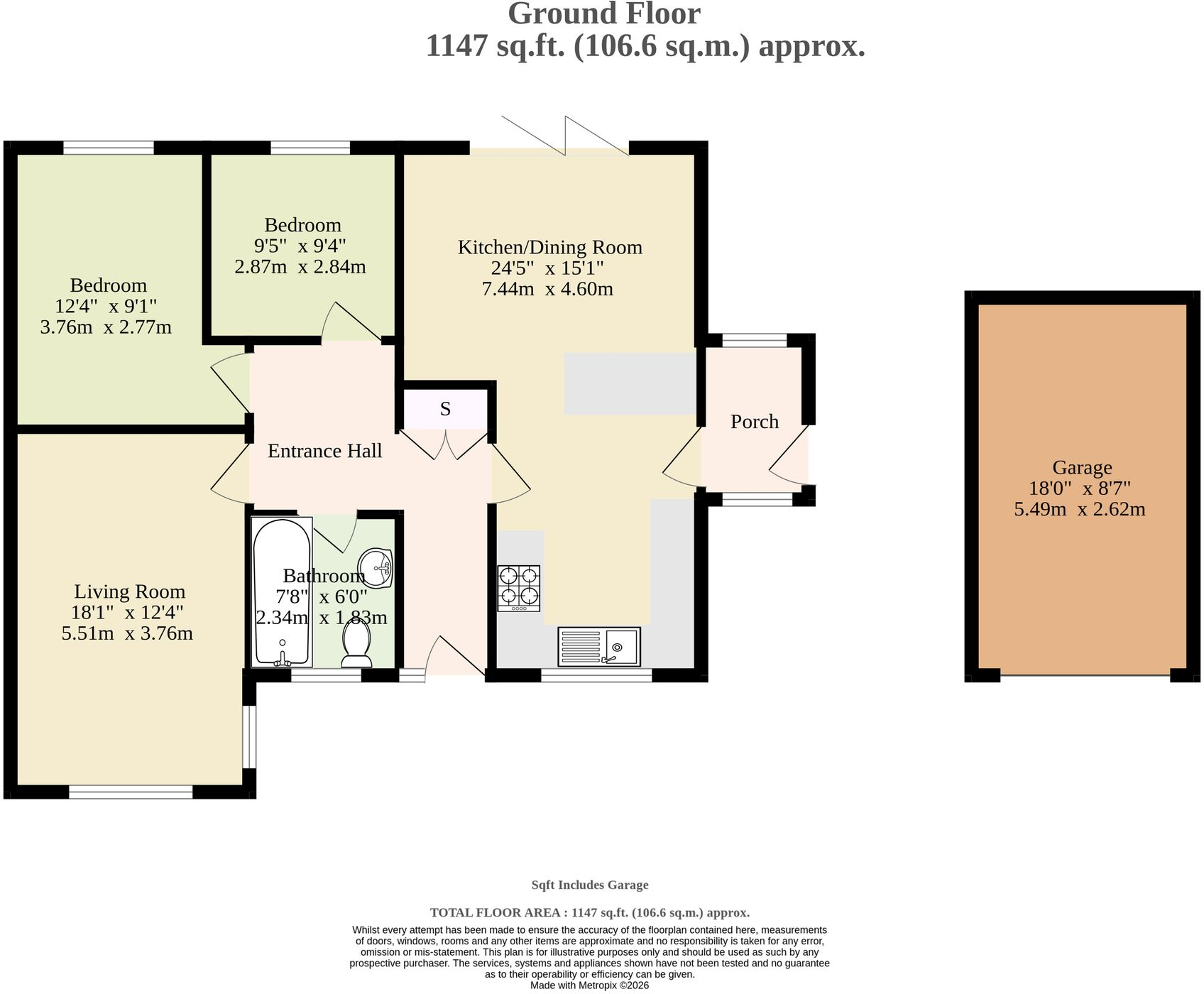 Acorn Way, Dereham floorplan