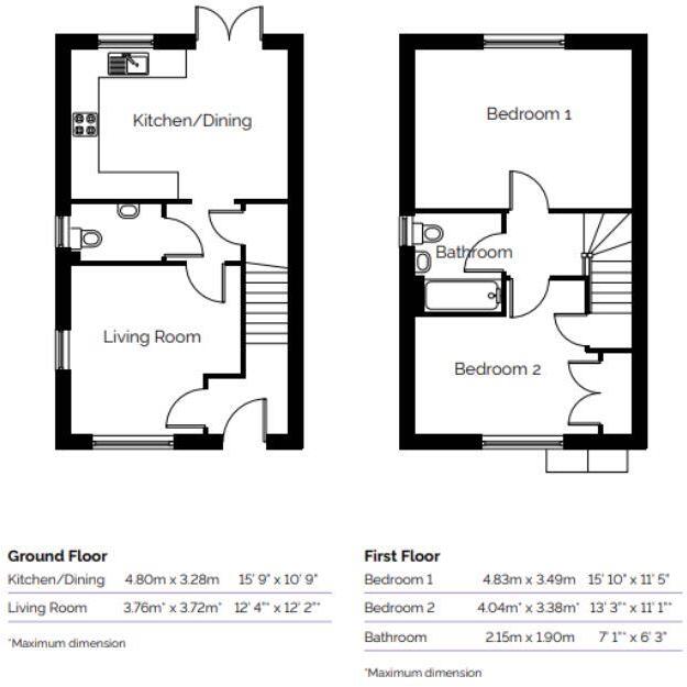 Cromwell Abbey, Ramsey floorplan