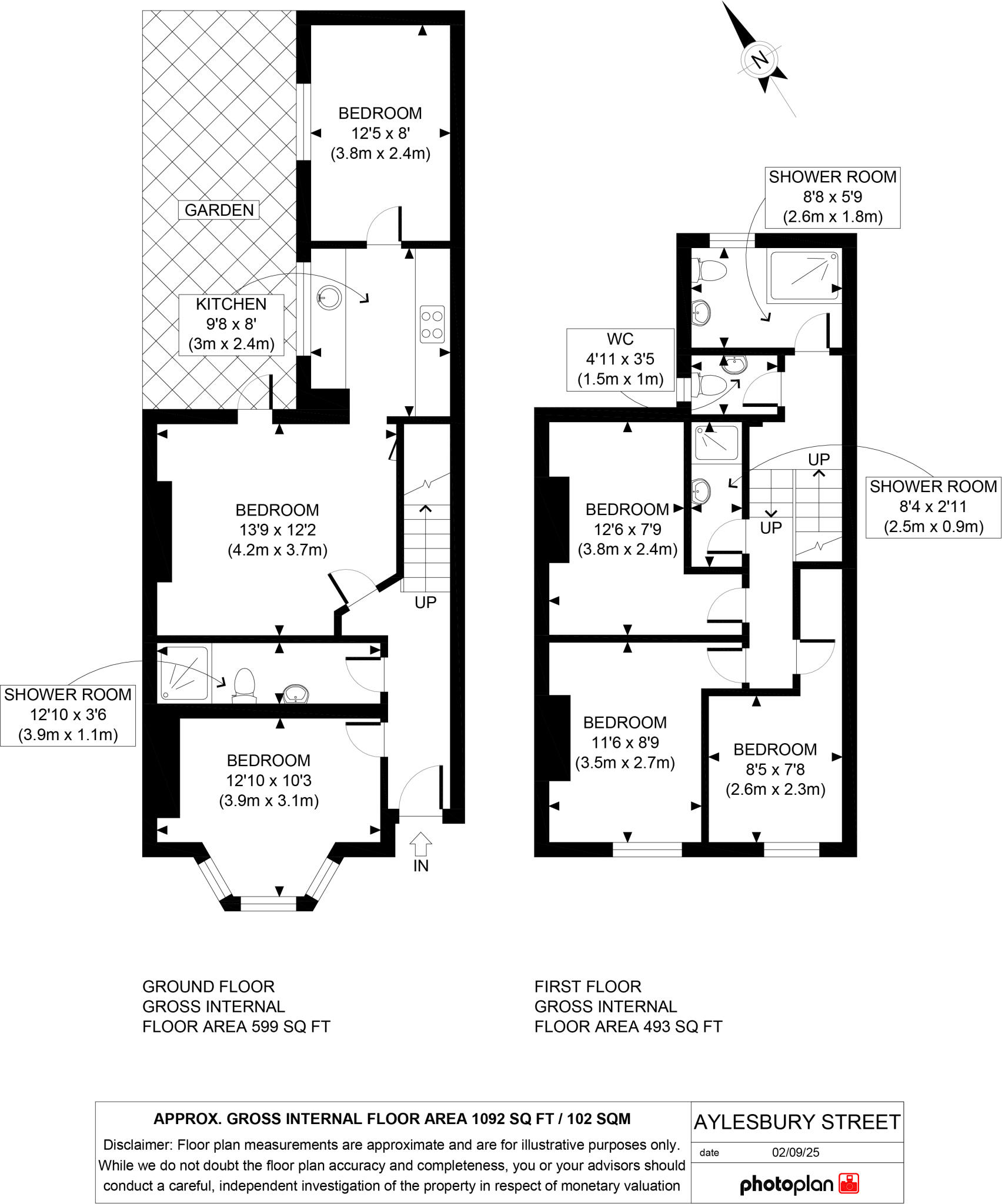 19 Aylesford Street, Leamington Spa floorplan