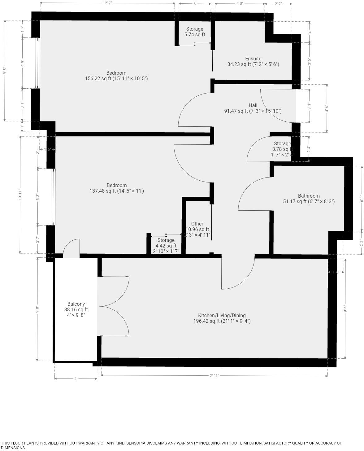 David Lewis Street, Liverpool, Merseyside, L1 floorplan