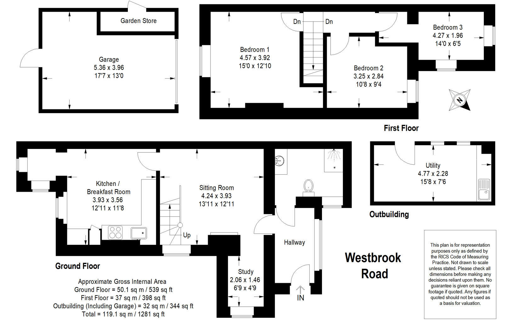 Westbrook Road, Godalming floorplan