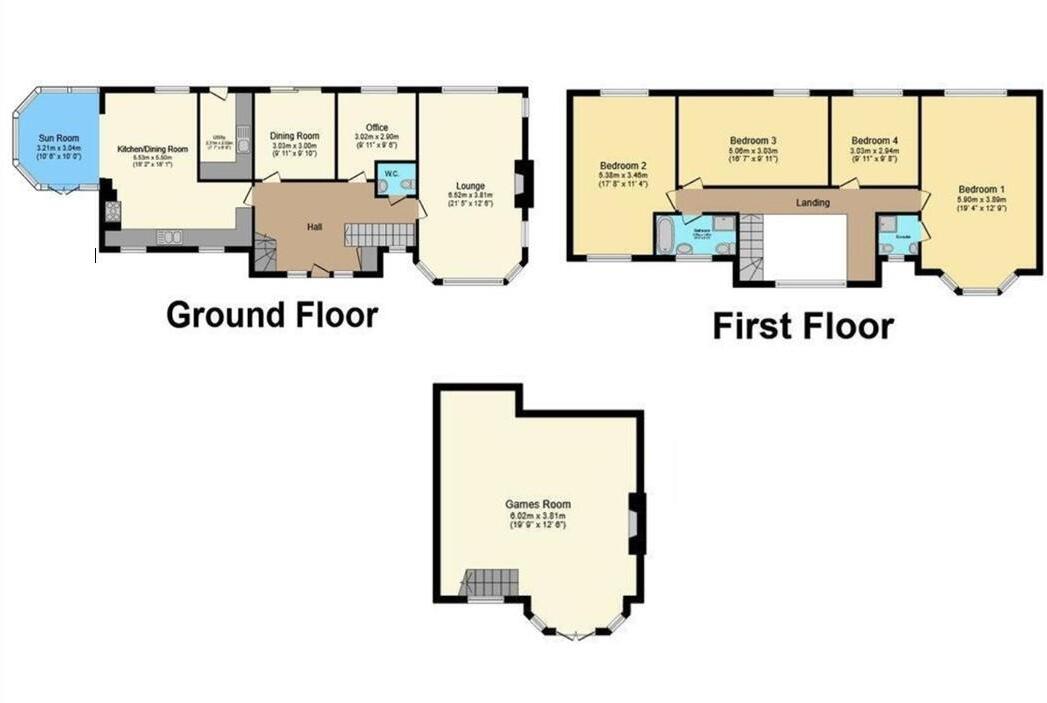 Cerney Road, Moss, Wrexham floorplan