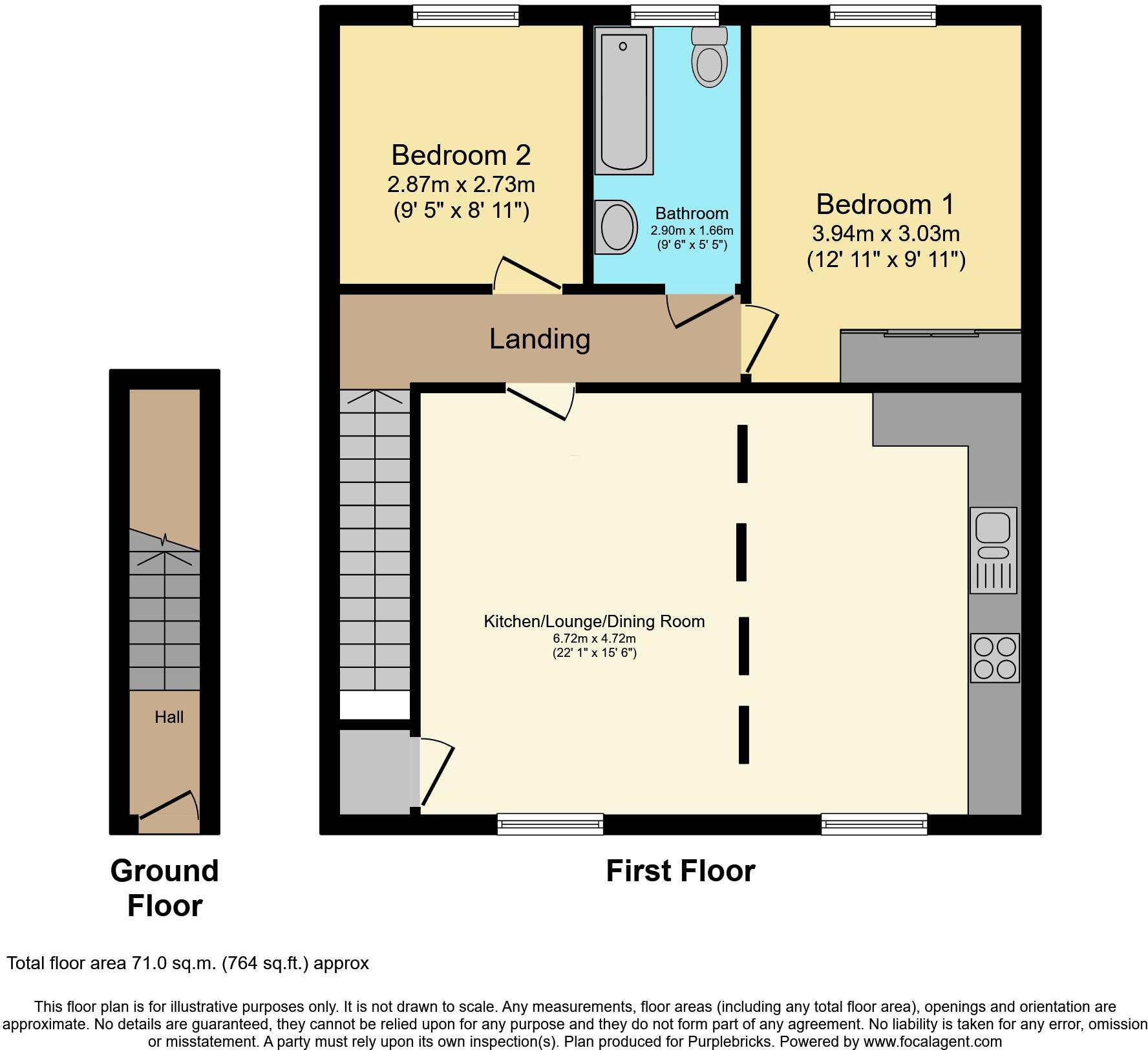 99 Peckham Chase, Eastergate, Chichester, PO20 floorplan