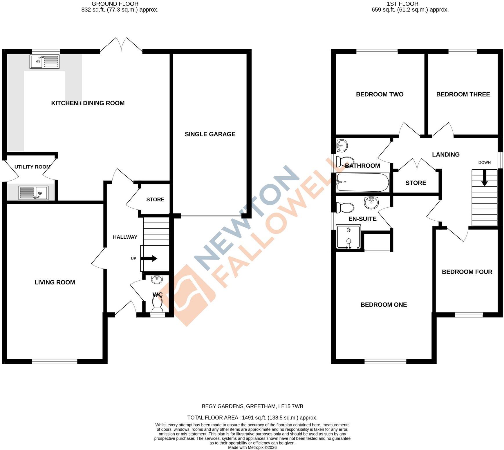 Begy Gardens, Greetham, LE15 floorplan