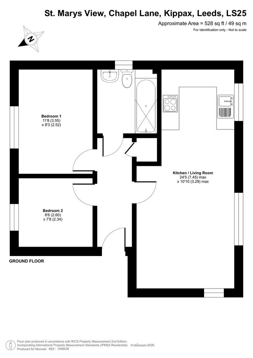 Chapel Lane, Leeds, LS25 7 floorplan
