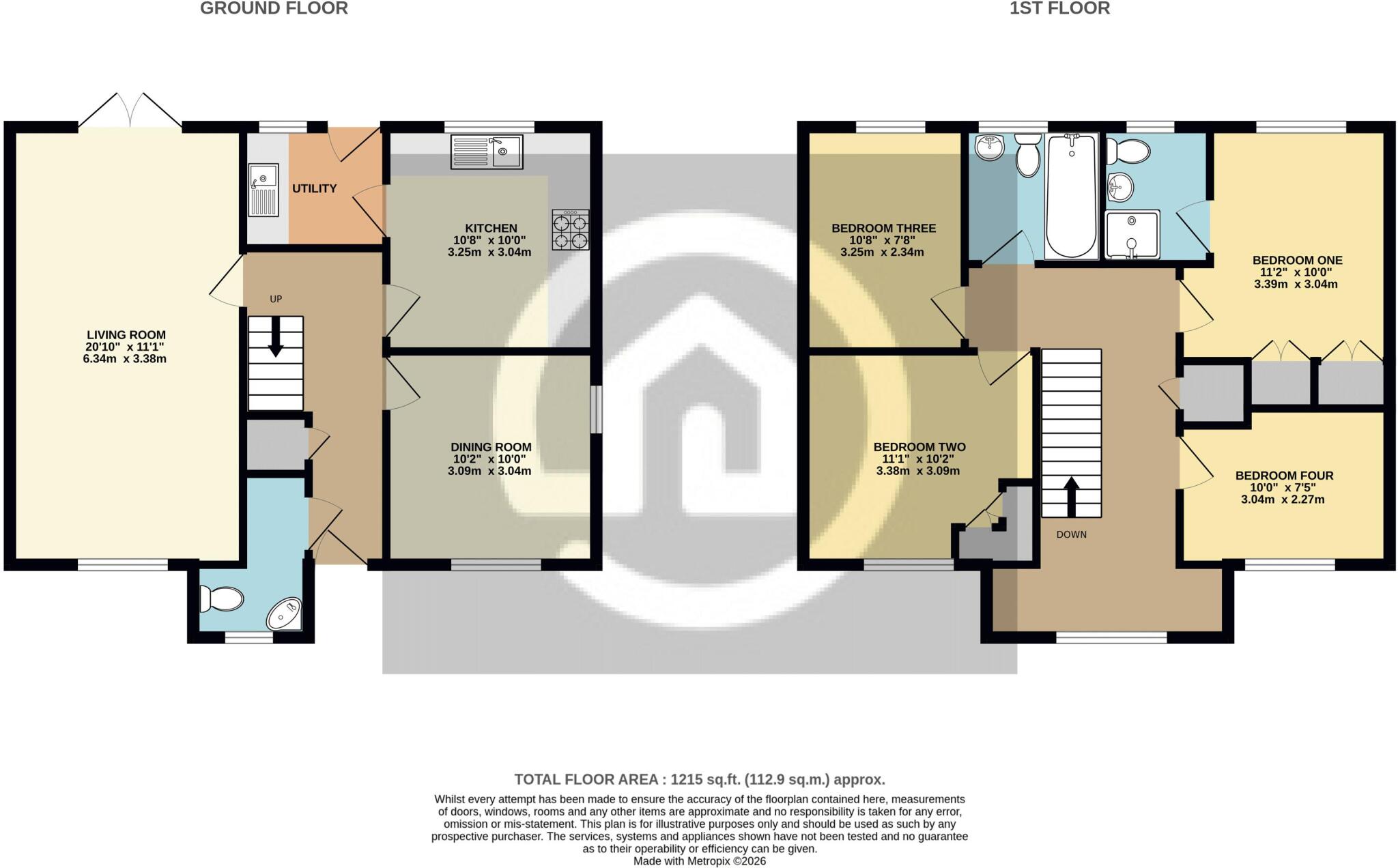 Browning Close, Bromham MK43 floorplan