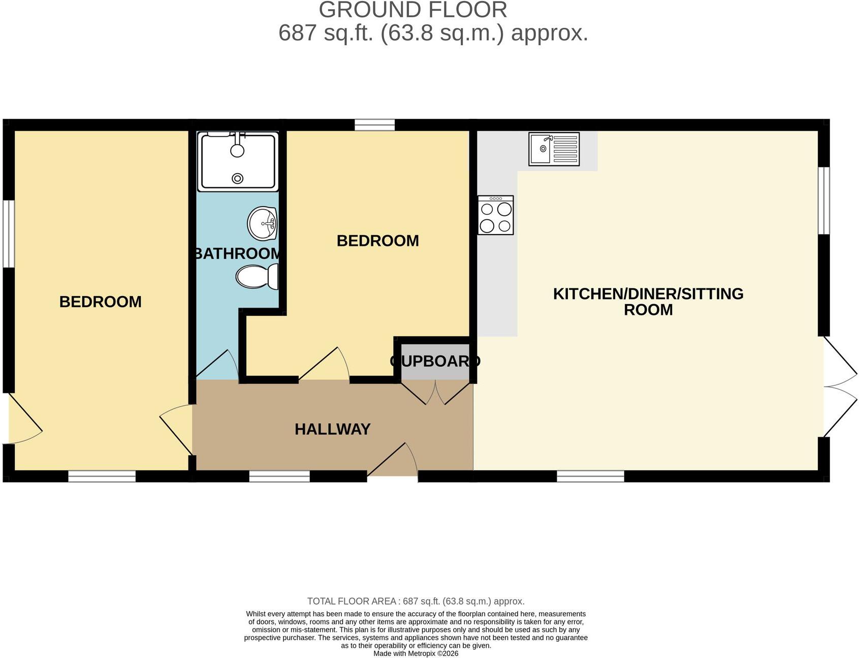 Churchinford, Taunton, TA3 floorplan