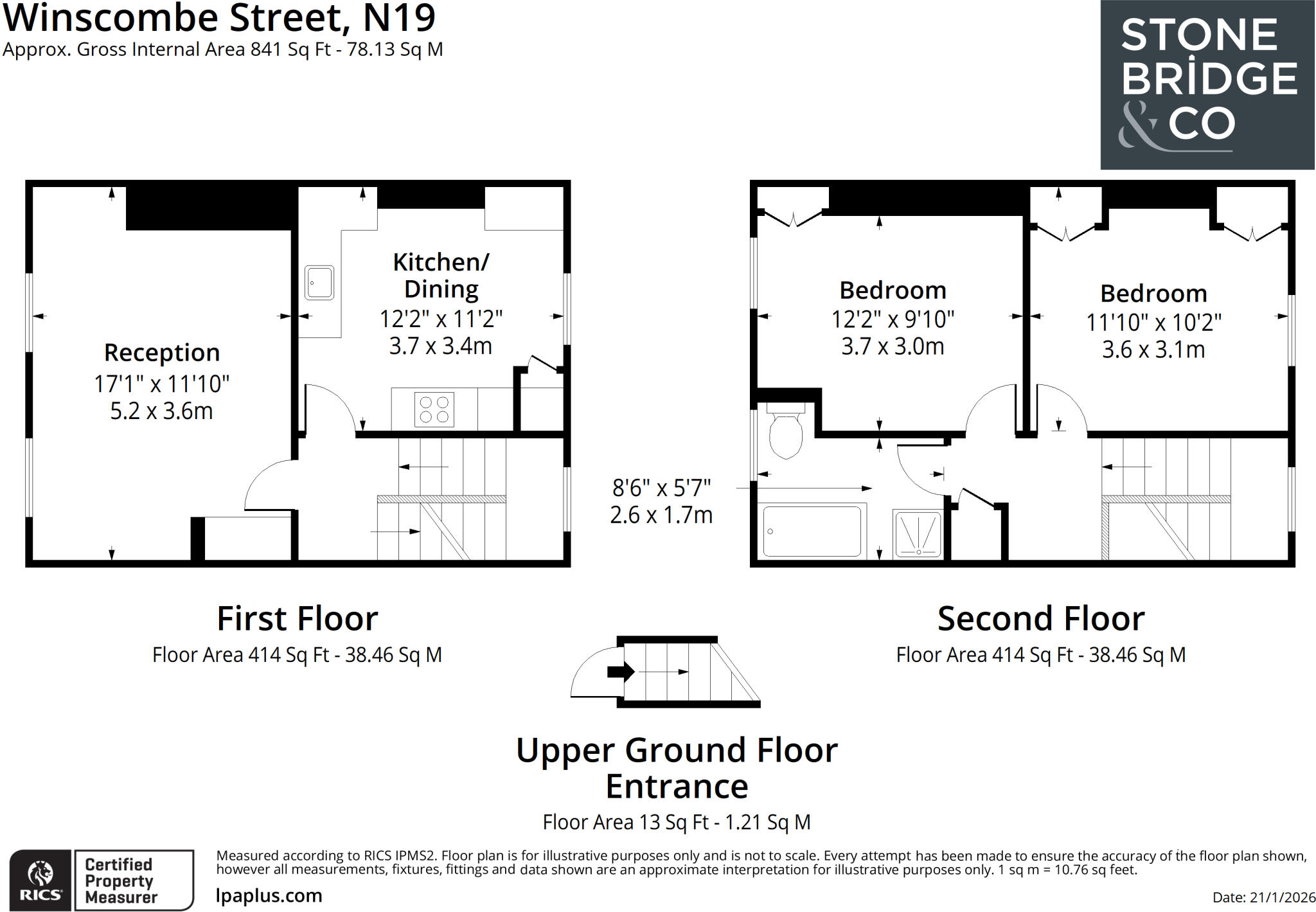 Winscombe Street, N19 floorplan