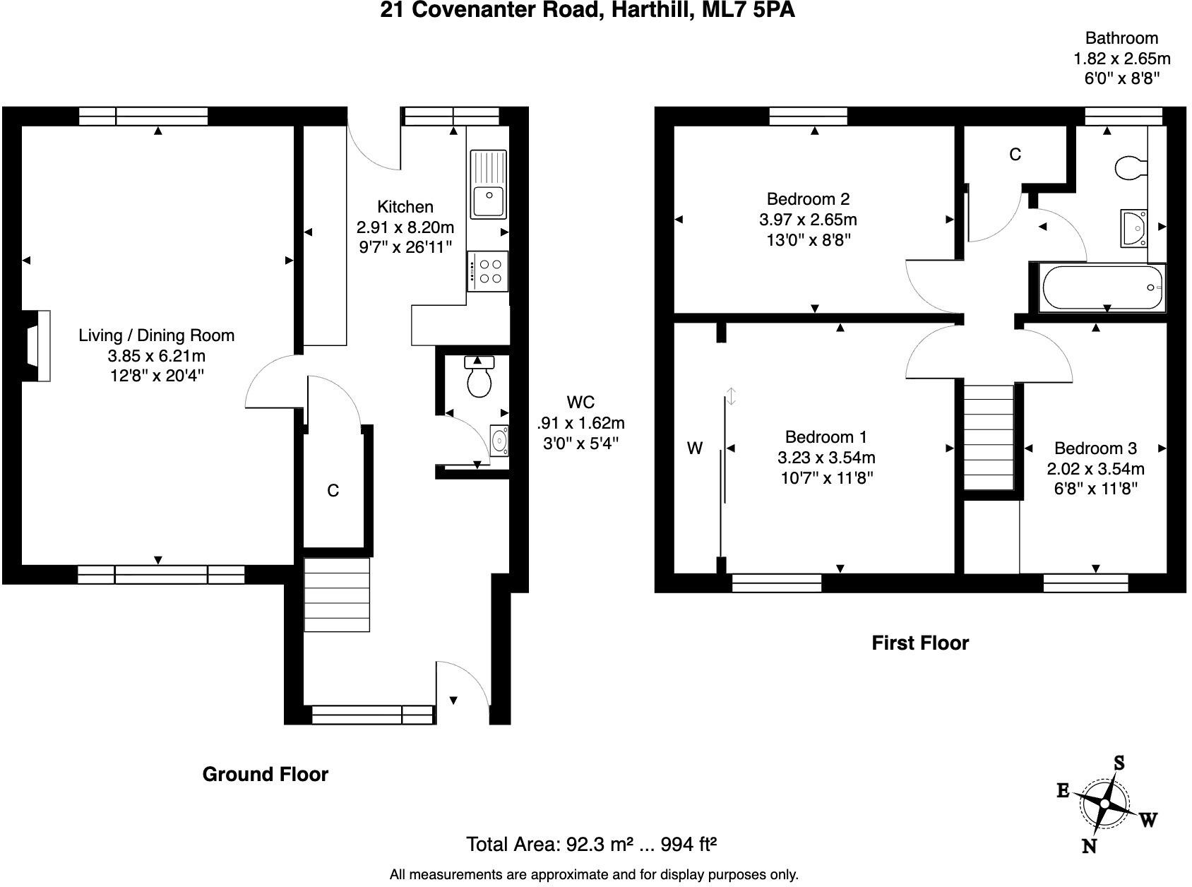 Covenantor Road, Harthill, North Lanarkshire, ML7 5PA floorplan