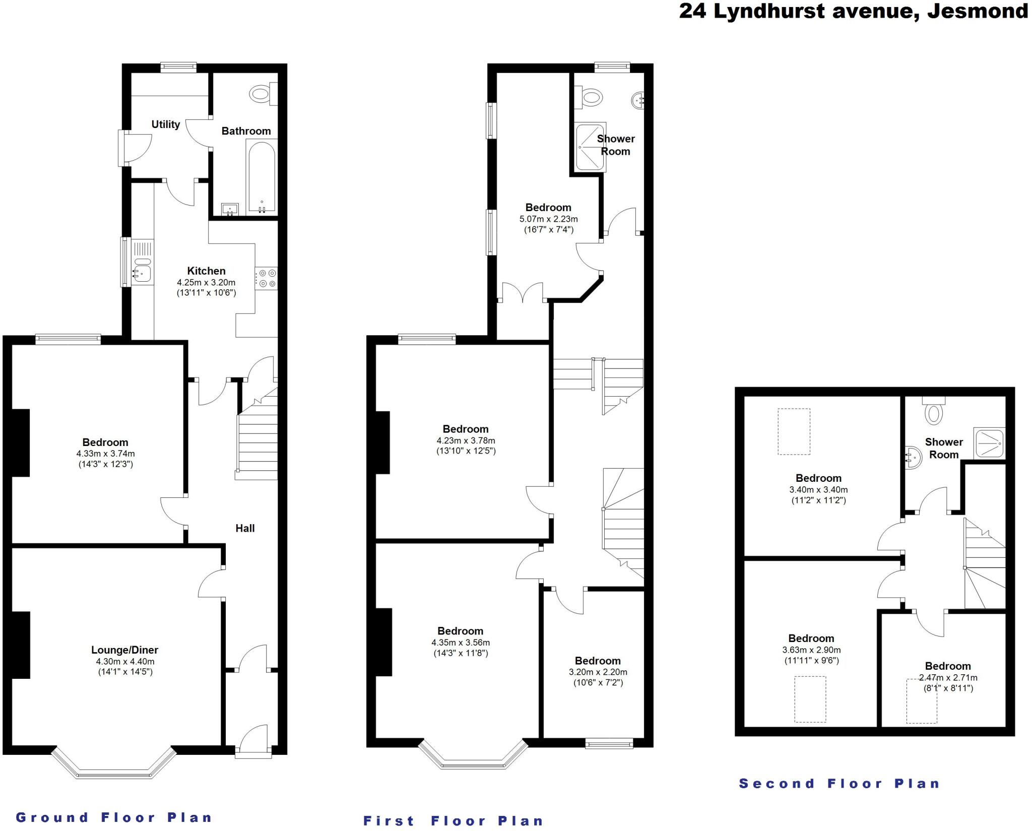 Lyndhurst Avenue, Jesmond, Newcastle Upon Tyne, Tyne & Wear, NE2 floorplan
