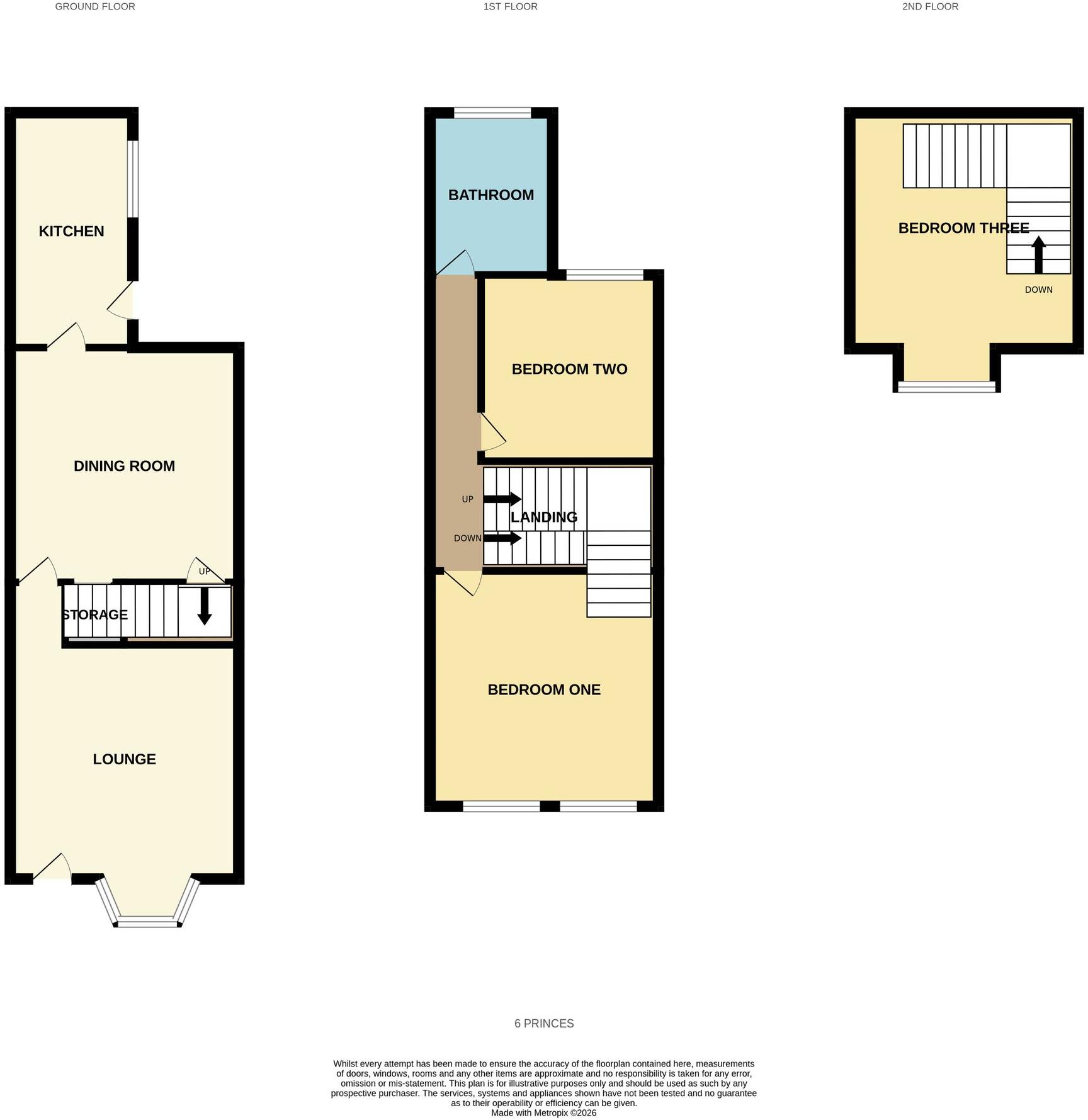 Princes Street, Mansfield, NG18 floorplan