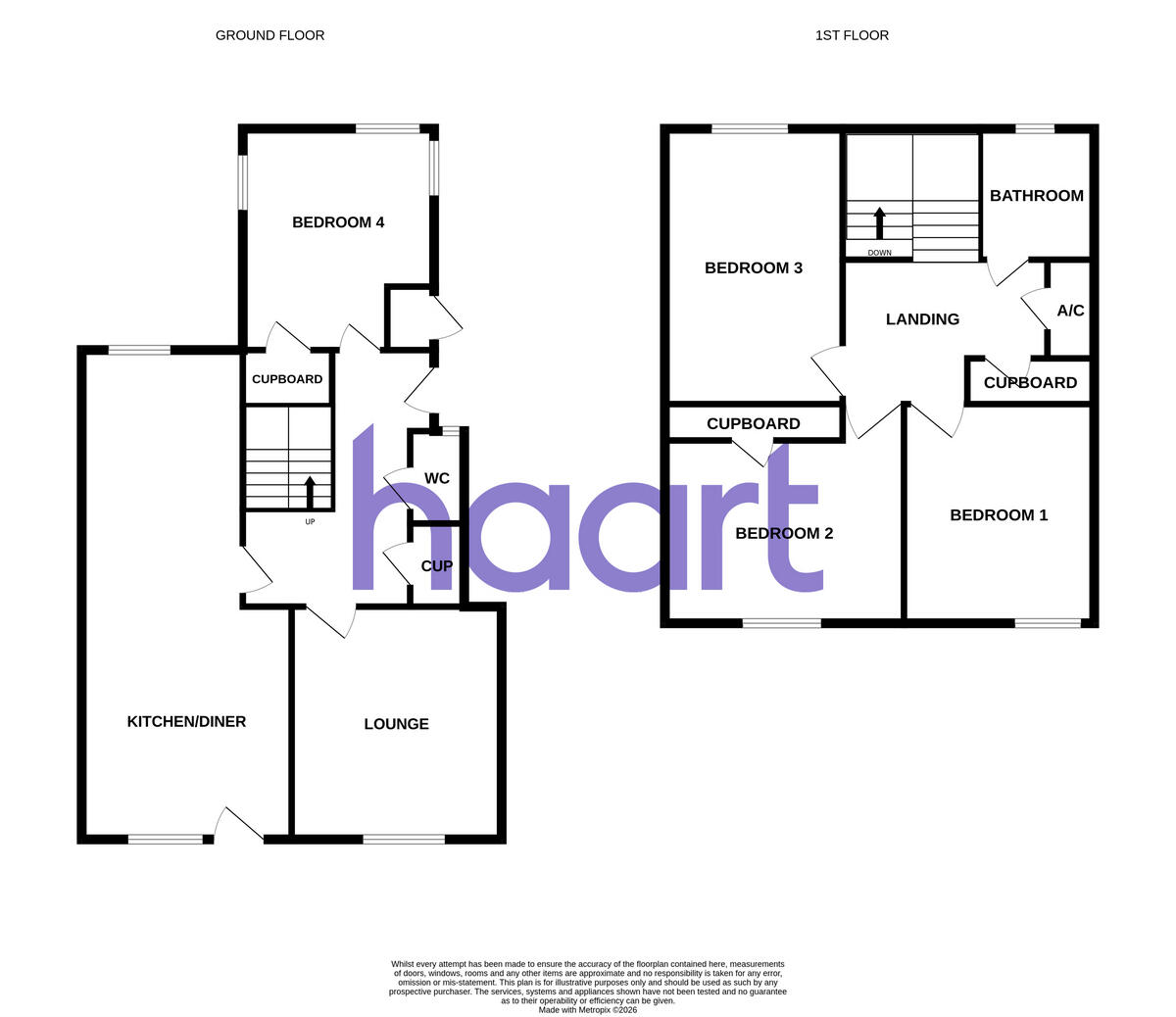 Crowhurst, Werrington floorplan
