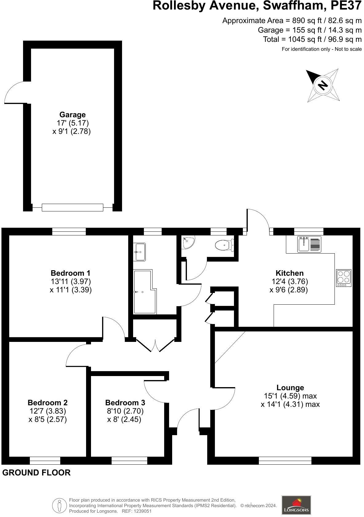 Rollesby Avenue, Swaffham floorplan