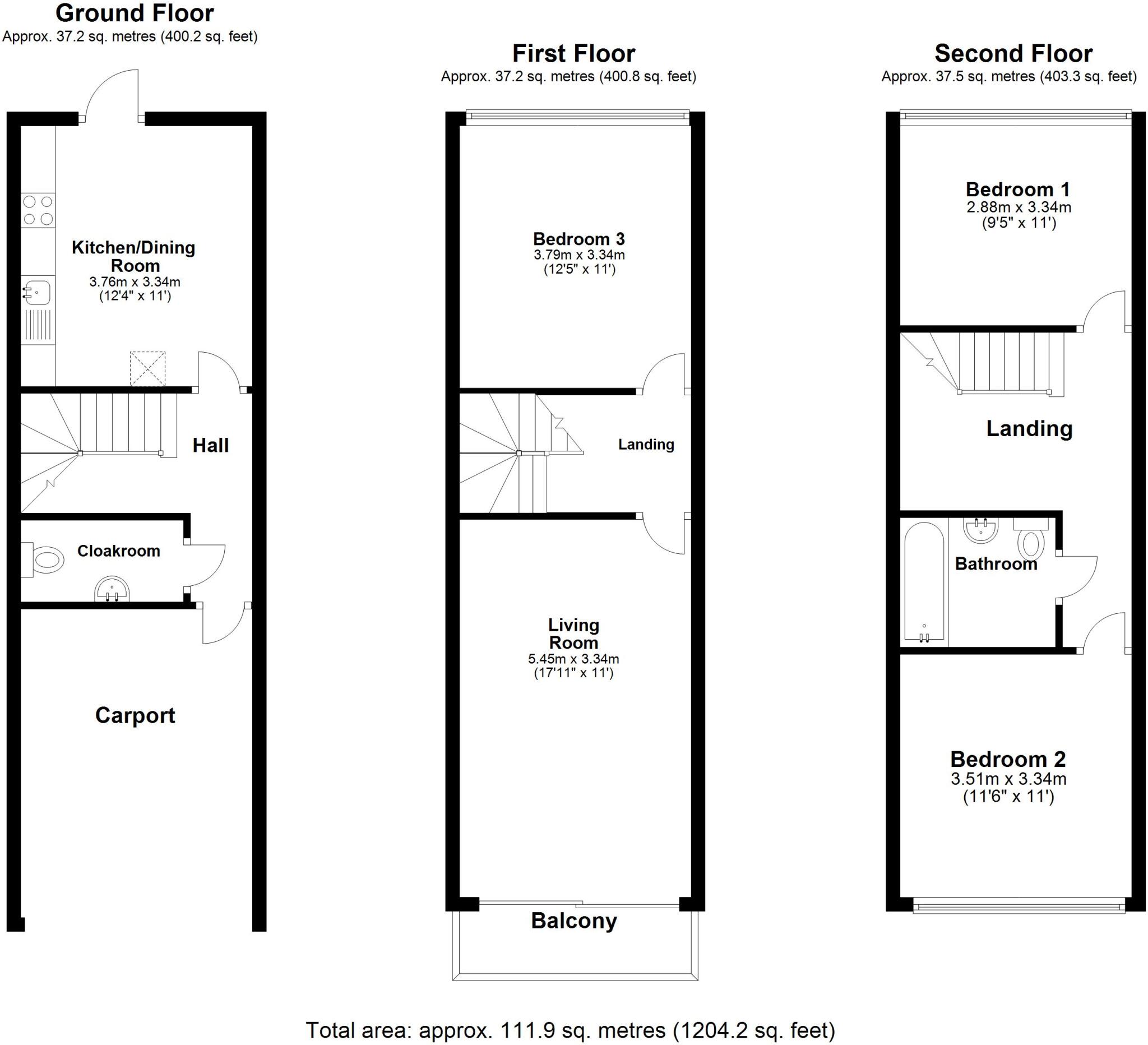 Waterside, Peartree Bridge, Milton Keynes floorplan
