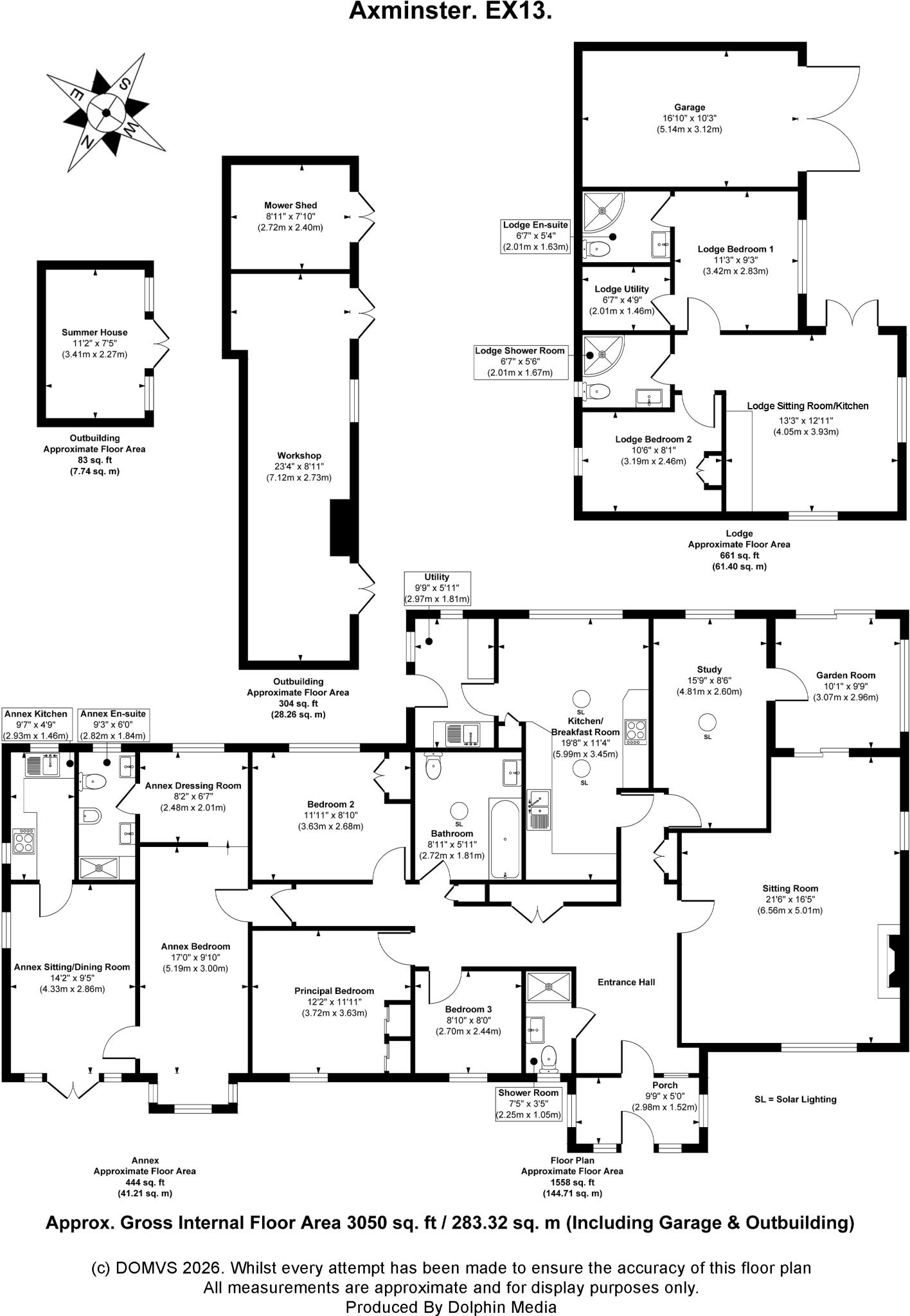 Axminster, Devon floorplan