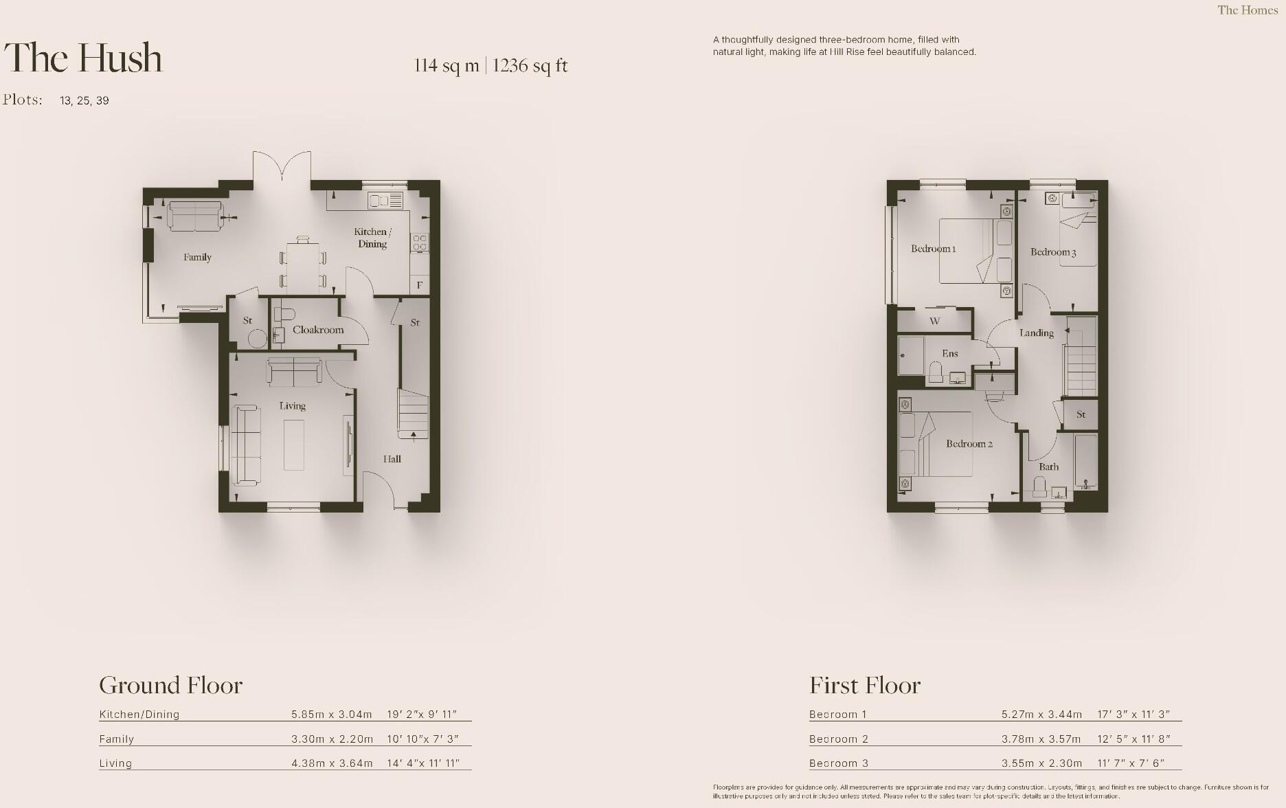 Hill Rise,
Woodstock,
OX20 floorplan