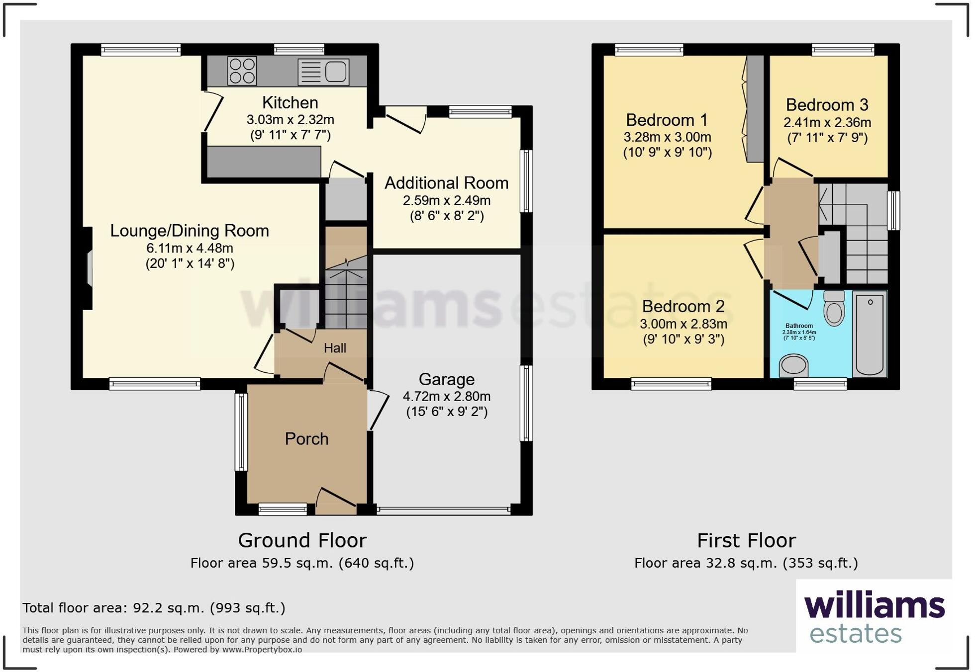 Hendre Close, Rhuddlan, LL18 floorplan