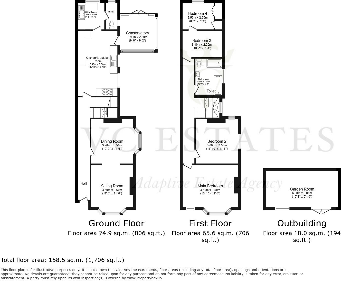 Stoke Park Road, Bishopstoke, SO50 floorplan
