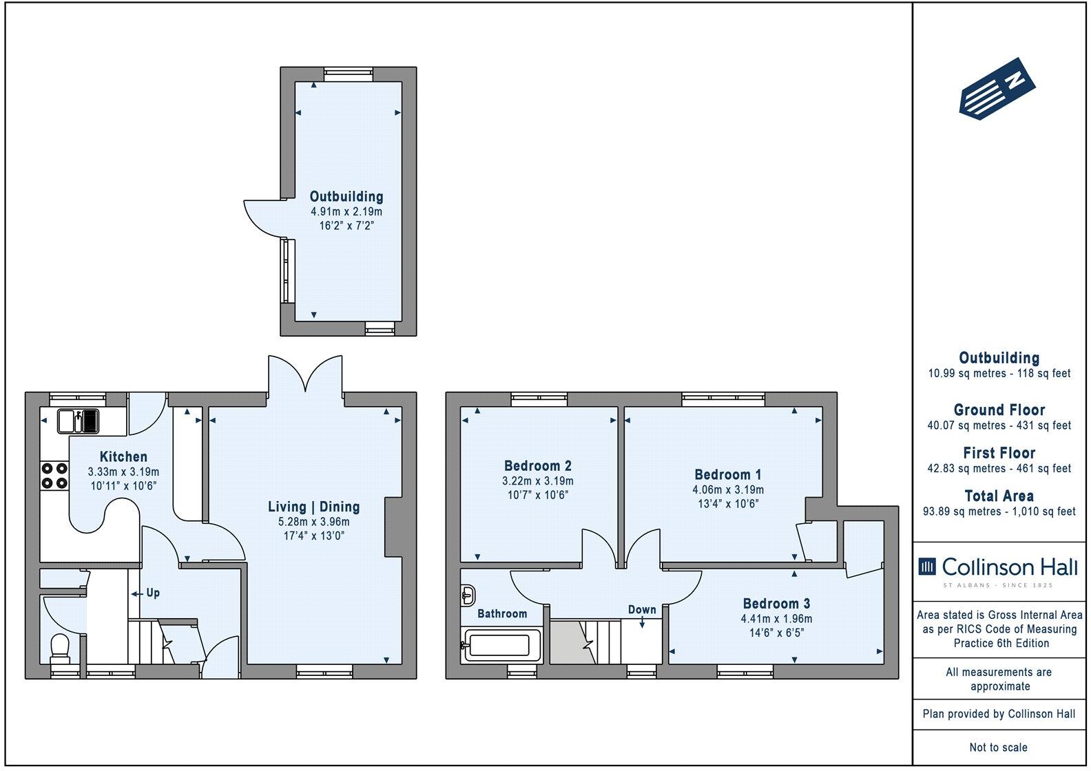 Berners Drive, St. Albans, Hertfordshire, AL1 floorplan