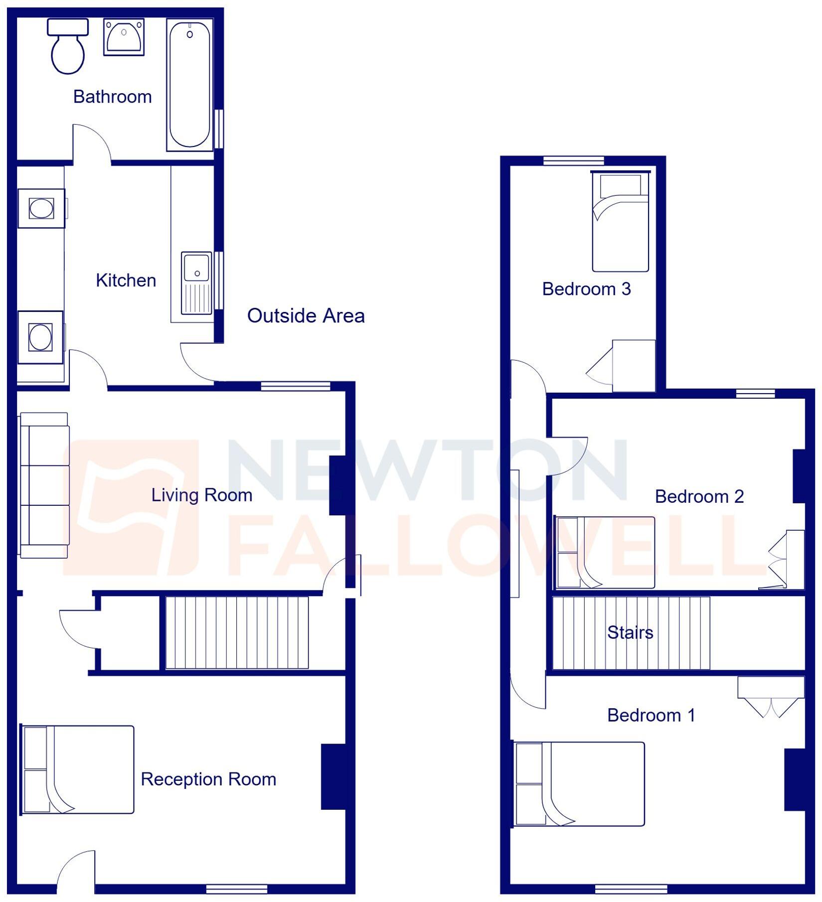 Fenwick Street, Warsop, NG20 floorplan