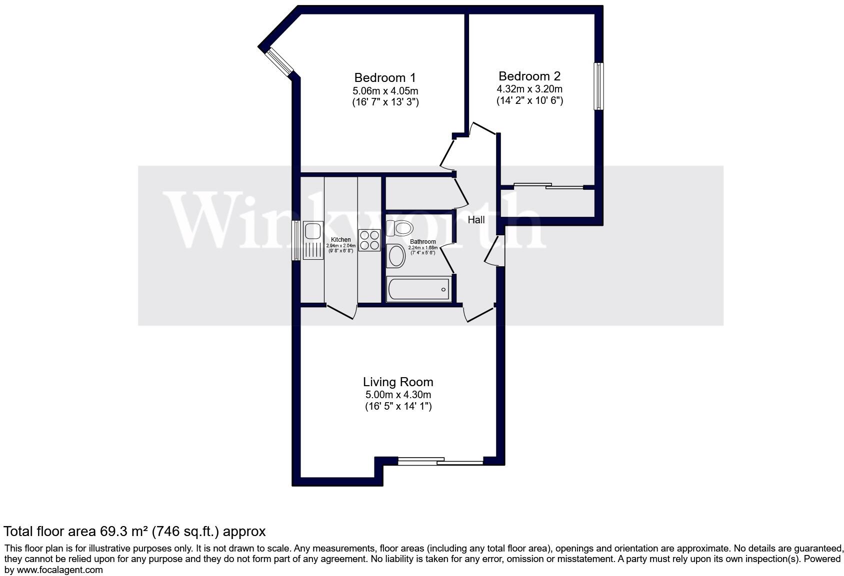 Downsview Court, Downside Road, Bristol, Avon, BS8 floorplan