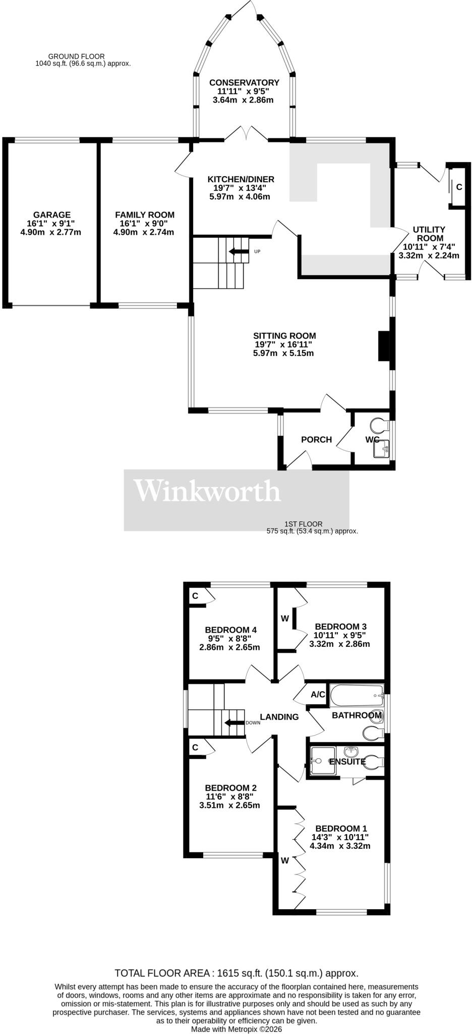 White Horse Lane, Trowse, Norwich, Norfolk, NR14 floorplan