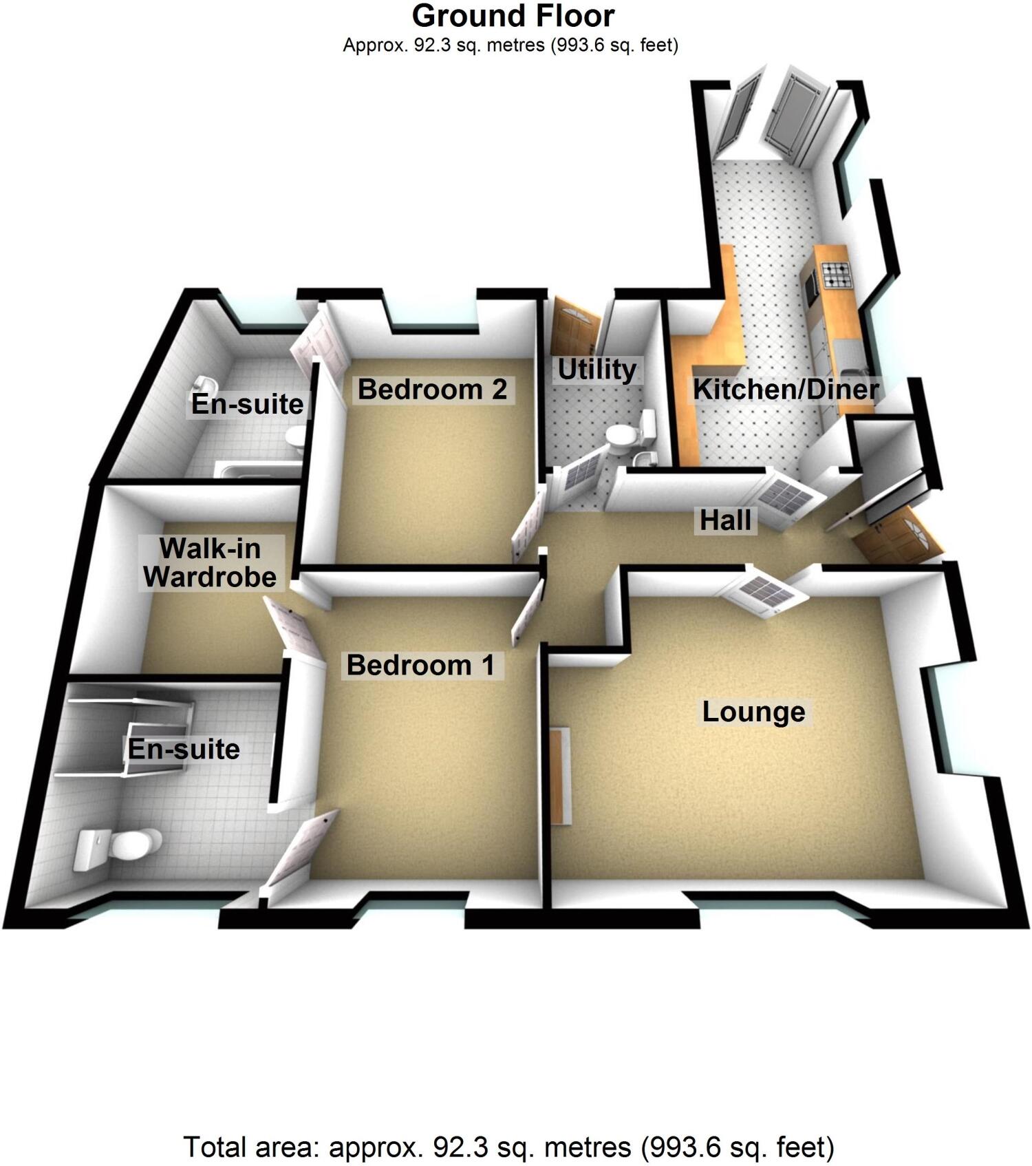 Monteith Crescent, Boston, Lincolnshire, PE21 floorplan