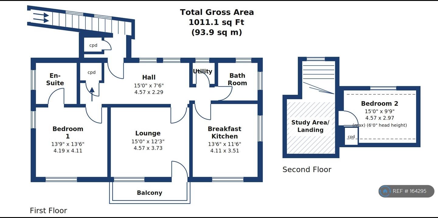 St Helens Lane, Leeds, LS16 floorplan