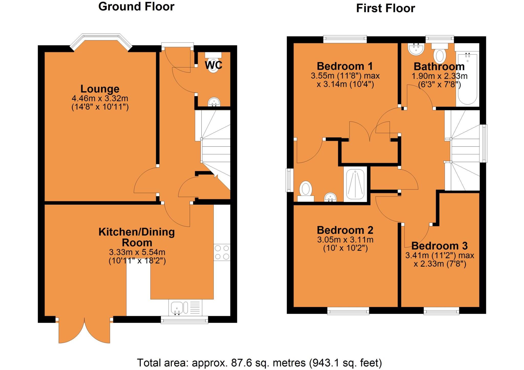 Milnerton Close, Houlton floorplan