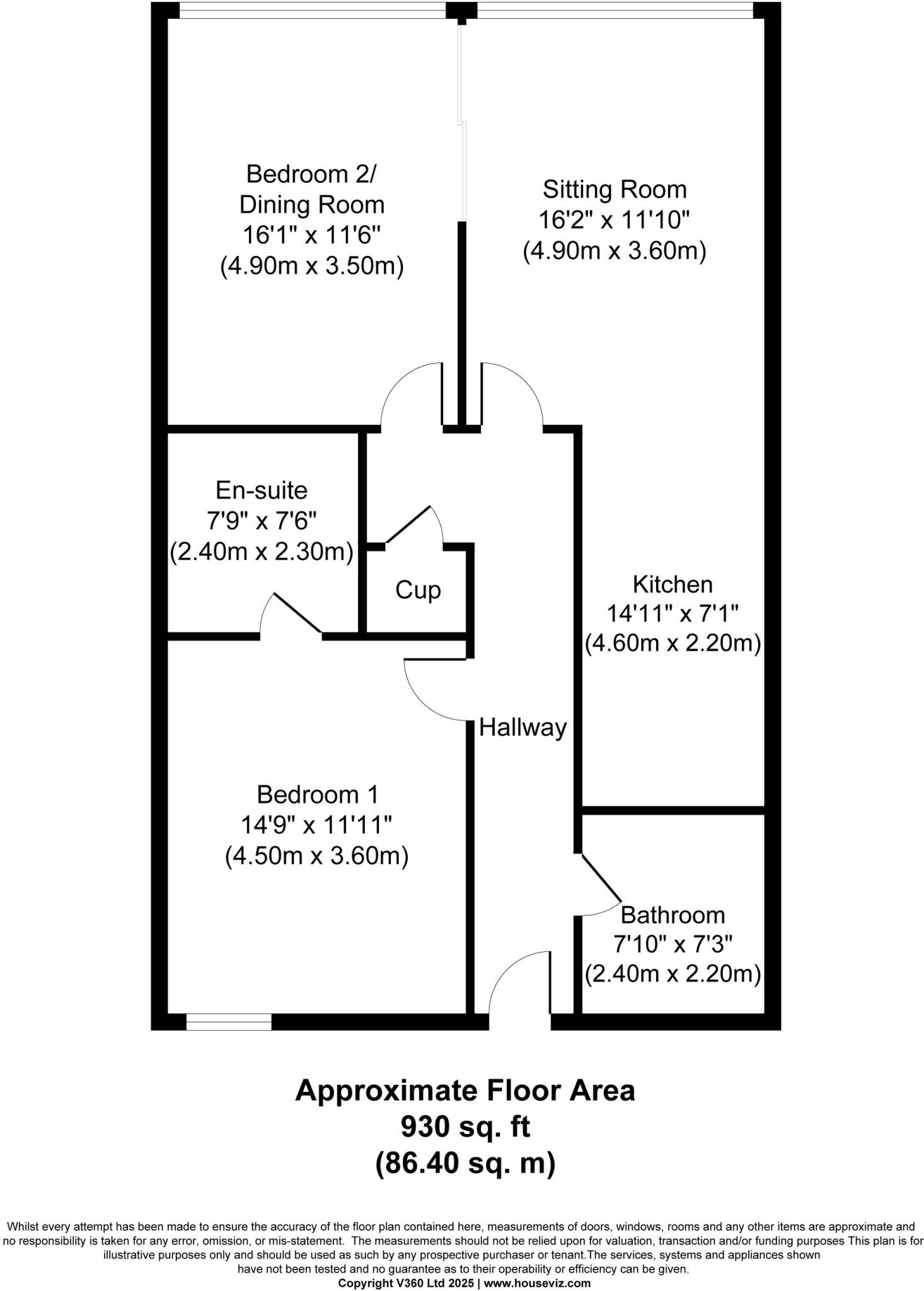 Weaver Street, Hush House Weaver Street, CH1 floorplan