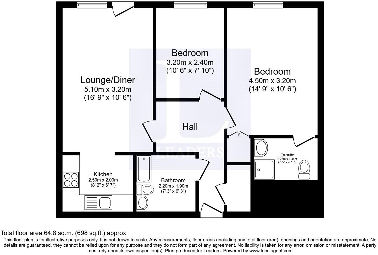 Wilkinson Drop, Oak Road South, Benfleet floorplan
