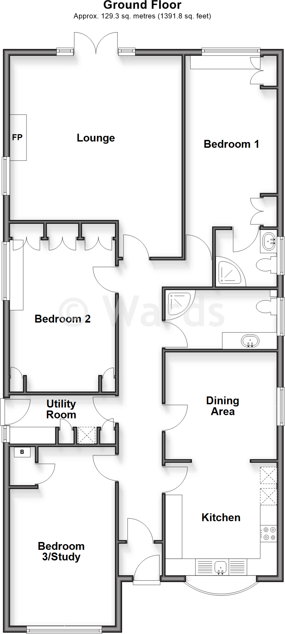 Lawrence Gardens, Herne Bay, Kent floorplan