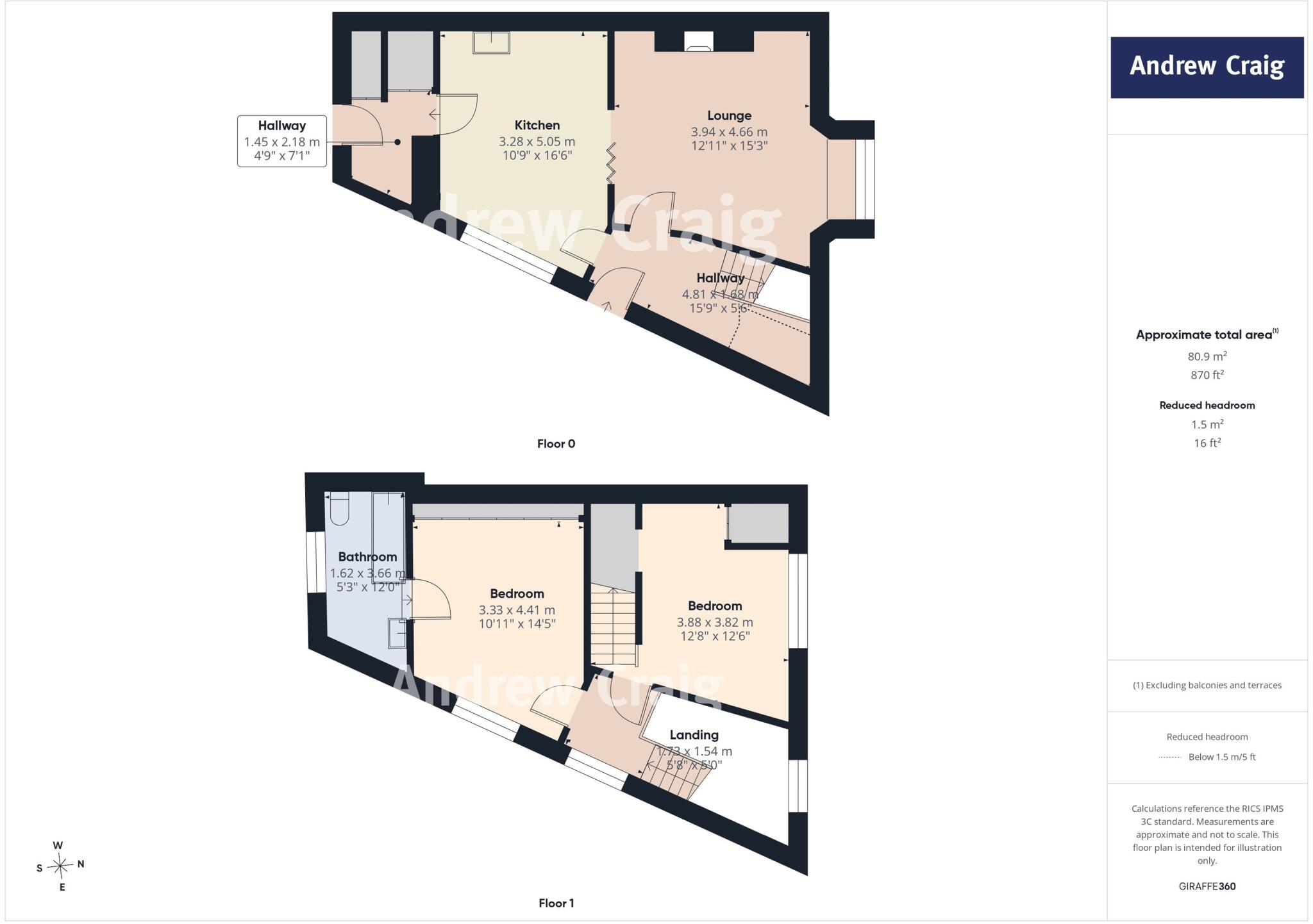 Hurworth Place, Jarrow floorplan