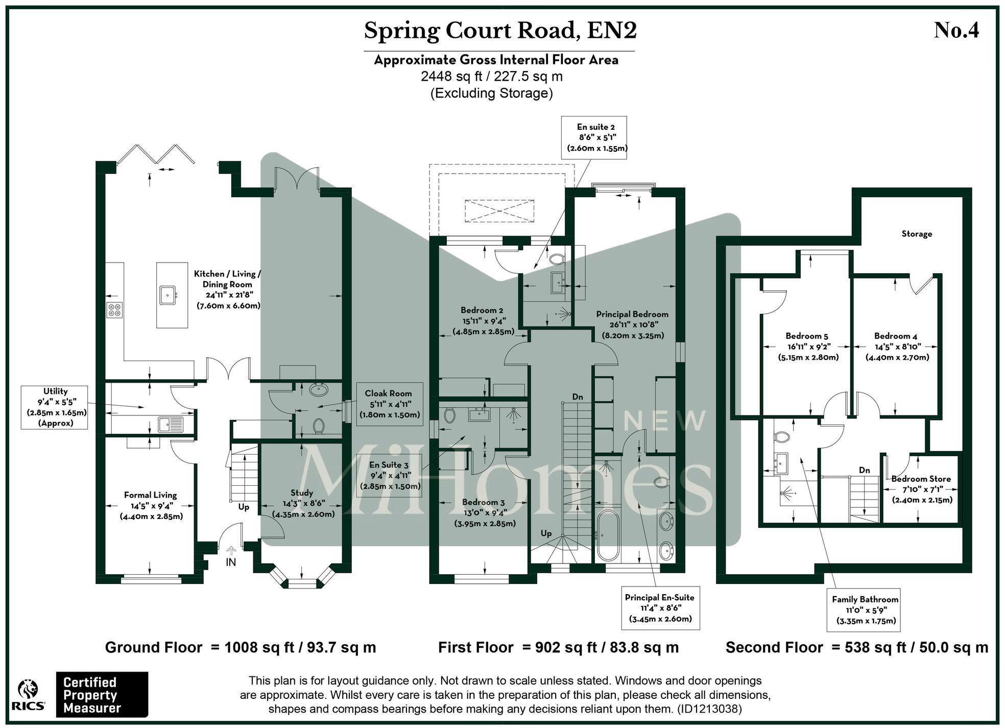 Spring Court Road, Enfield, EN2 floorplan