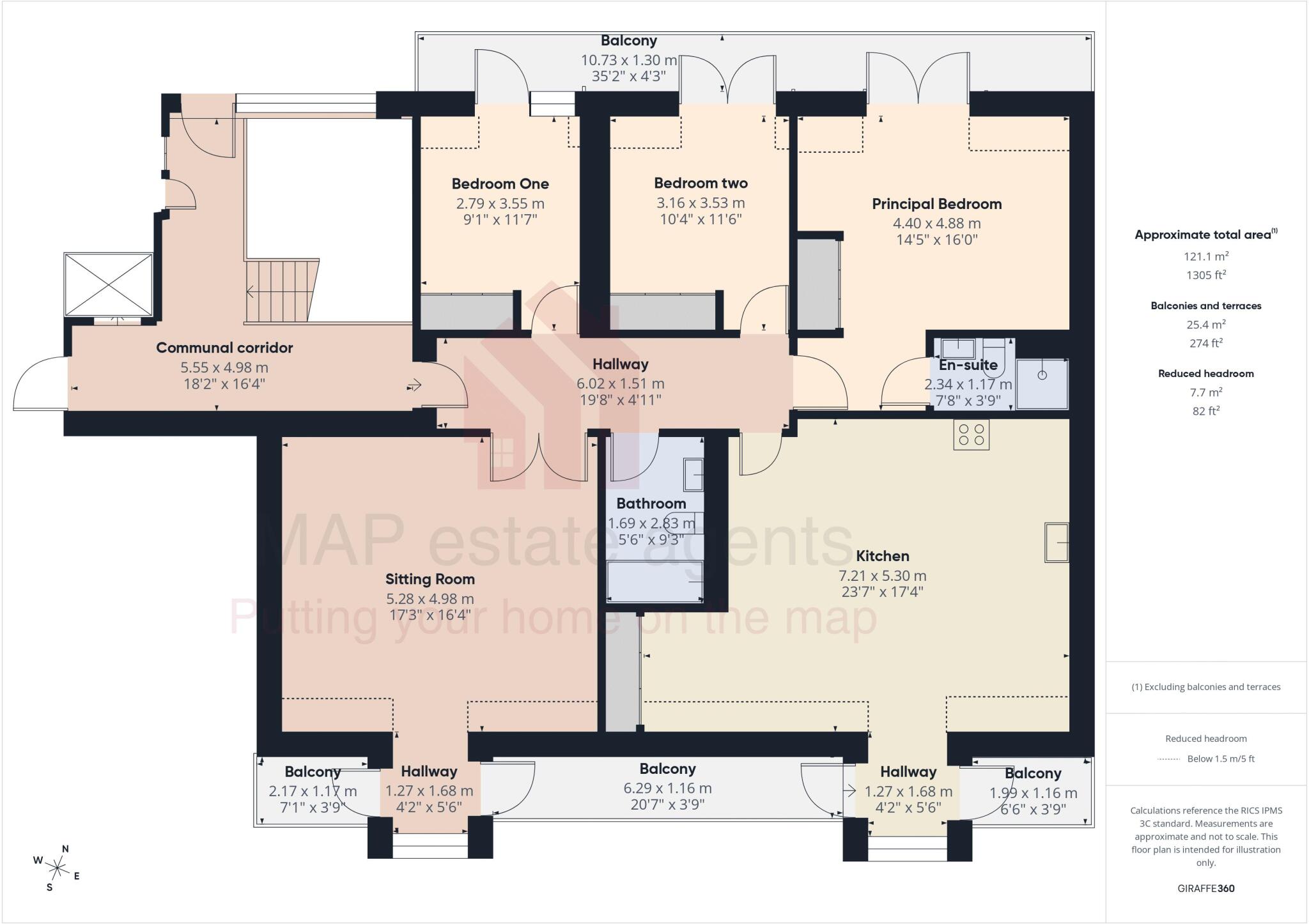 Centenary Way, Penzance - Stunning apartment floorplan