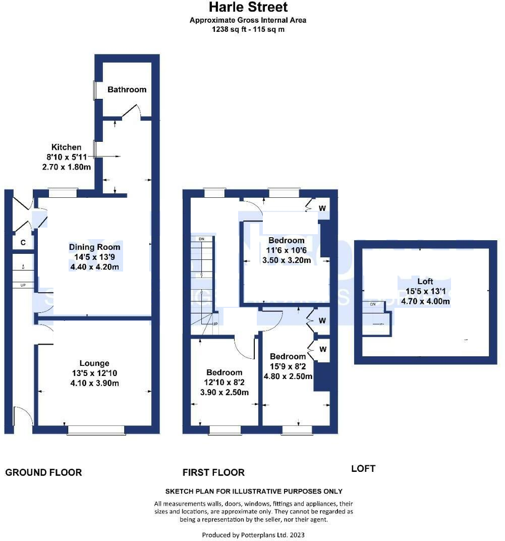 Harle Street, Durham, DH7 floorplan