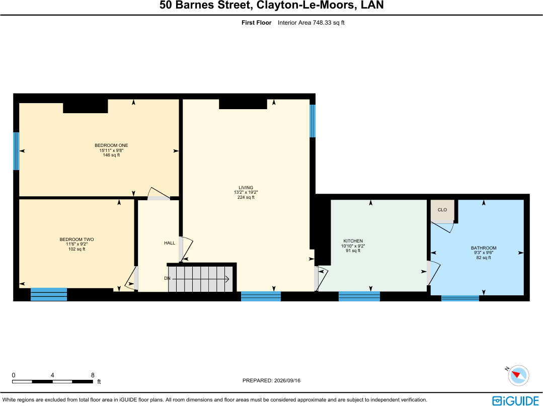 Barnes Street, Clayton Le Moors, Accrington, Lancashire, BB5 floorplan