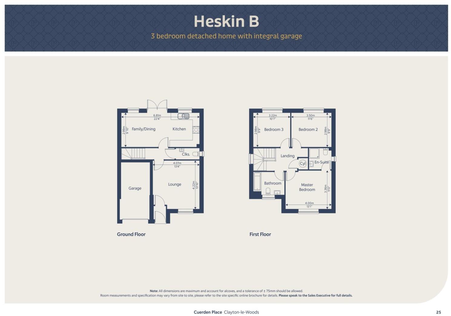 Cuerden Place, Clayton-le-Woods (The Heskin B)  floorplan