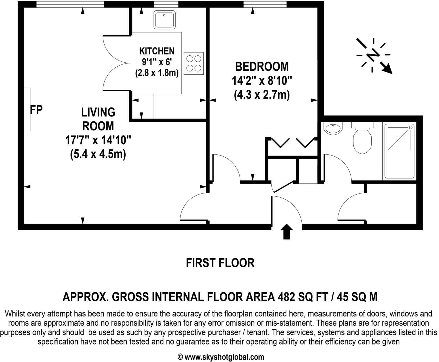 Gibson Court, Hinchley Wood floorplan